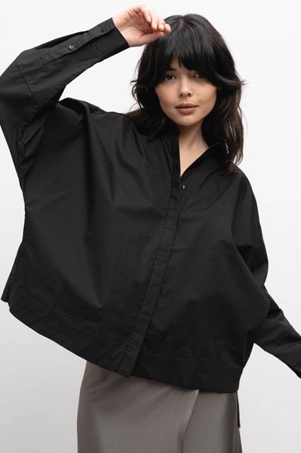 Patrizia Dini Tunique-blouse gris clair style d\u00e9contract\u00e9 Mode Blouses Tunique-blouses 