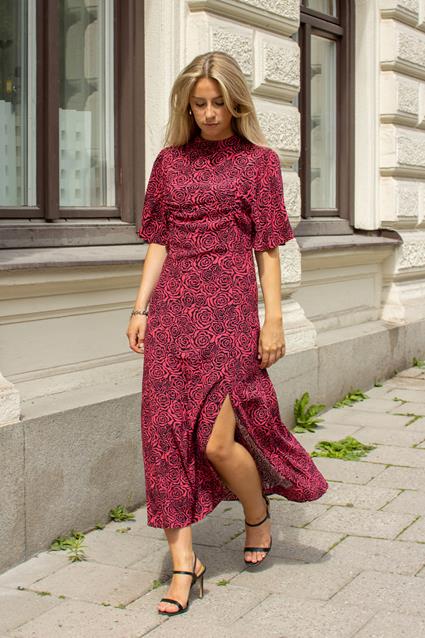 Rosy Long dress