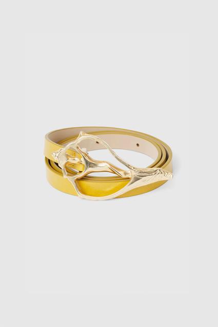 Shell Leather Belt