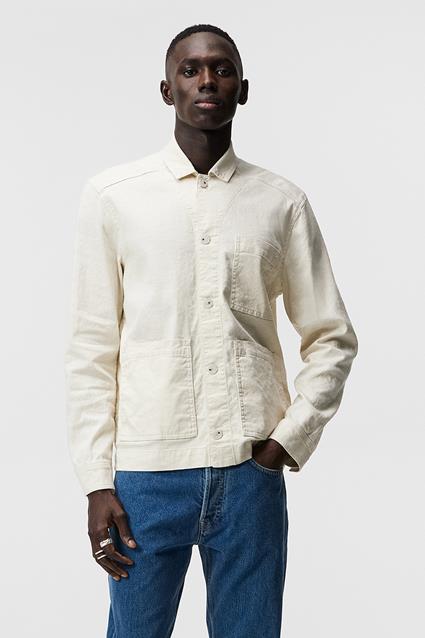 Errol Linen workwear overshirt