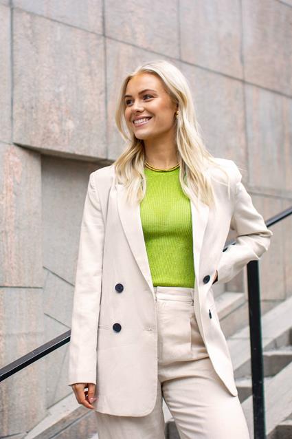 Paula Linen Blazer