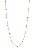 Globe Enamel Necklace 80