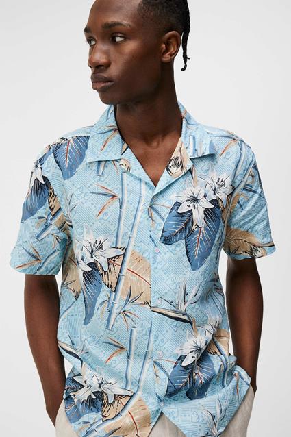 Elio Tropical Print Reg Shirt