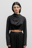 Jade Cropped Blouse