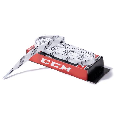 CCM Skridskosnören Proline Vaxade White