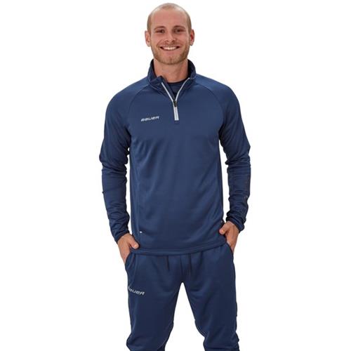 Bauer Trøje Vapor Fleece 1/4 Zip Jr Navy