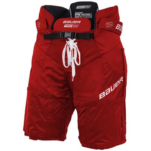 Bauer Ishockeybukser Pro Series Velcro Sr Red