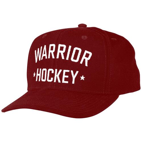 Warrior Cap Snapback Vinröd
