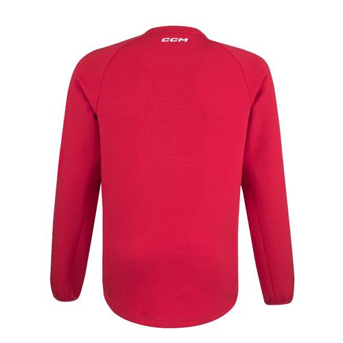 CCM Trøje Locker Sweater Jr Red