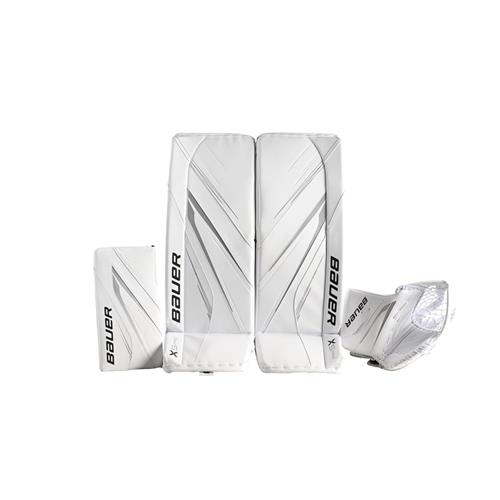 Bauer Målmandsbenskinner Vapor X5 Pro Int White