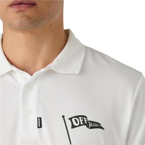 CCM Golfpolo Solid Sr Blanc De Blanc