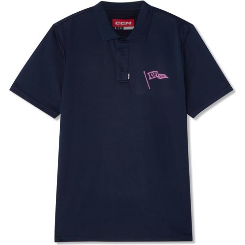 CCM Golfpolo Solid Jr Classic Navy