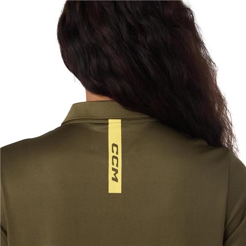 CCM Golfpolo Solid Womens Khaki Green