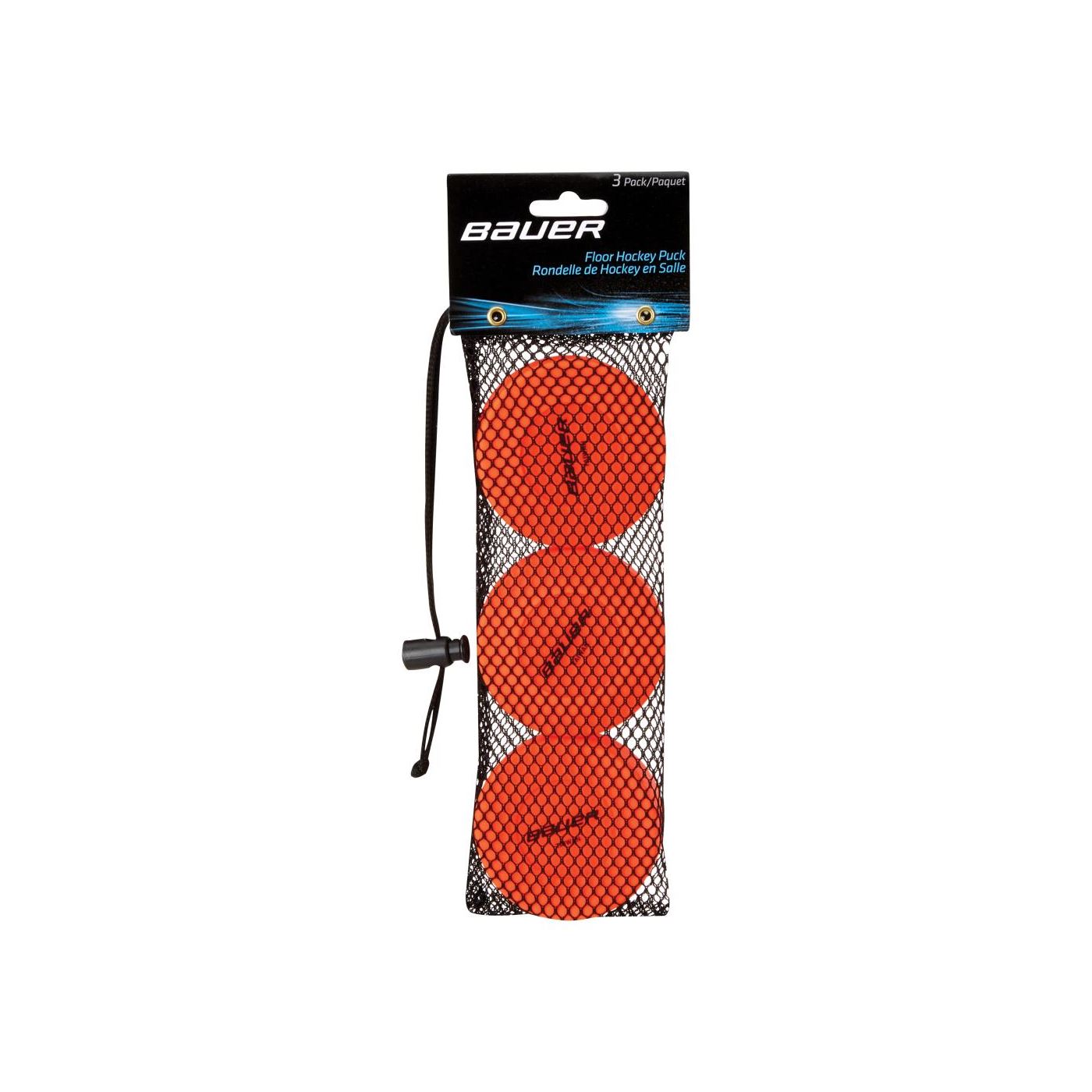 Bauer Floor Hockey Puck - 3-Pack
