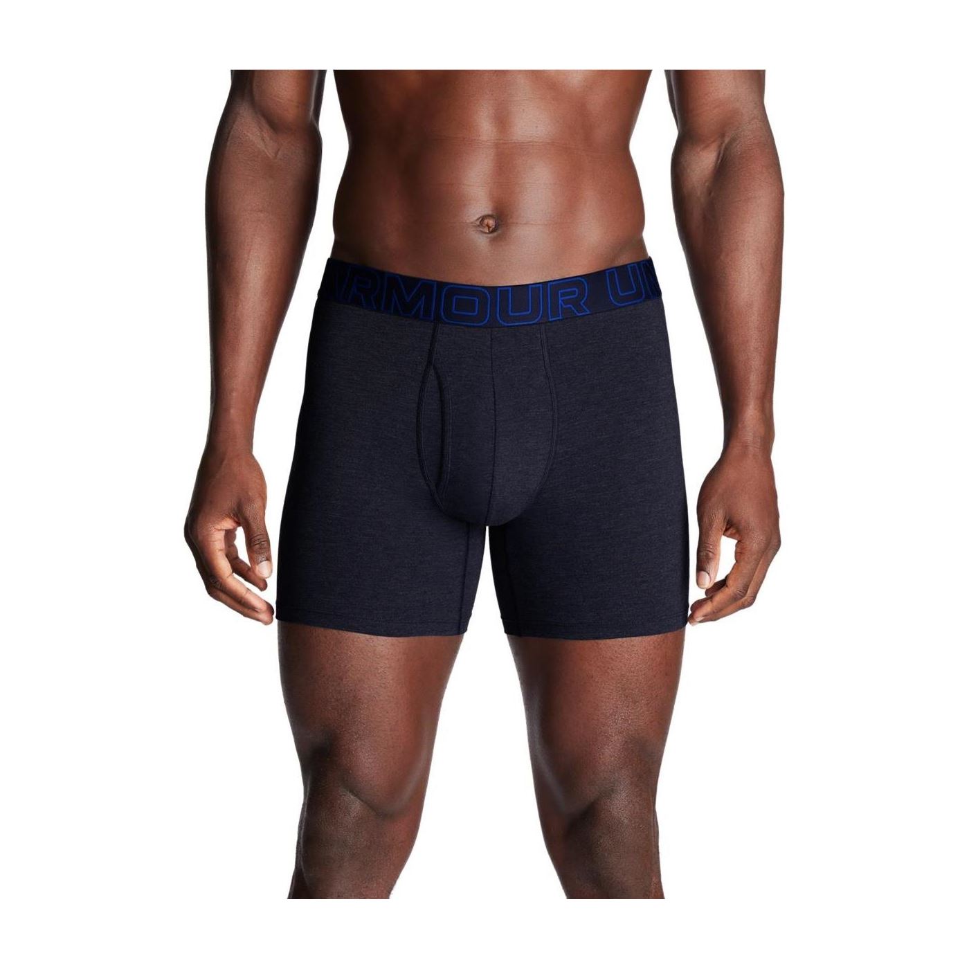 Under Armour Kalsonger Performance Cotton 6" 3pk Midnight Navy