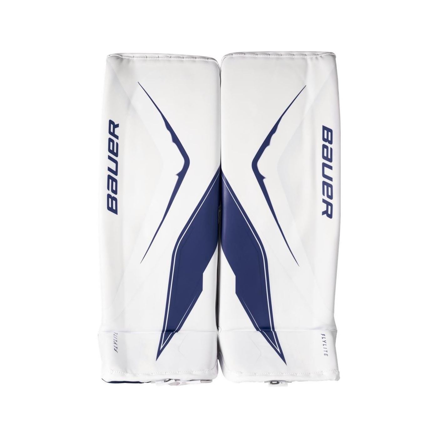 Bauer Målmandsbenskinner Vapor Flylite Sr White/Navy