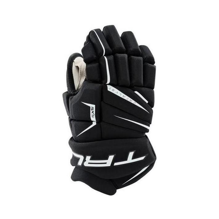 TRUE Hockey gloves Catalyst 5X5 Jr Black/Red - Hockey Store