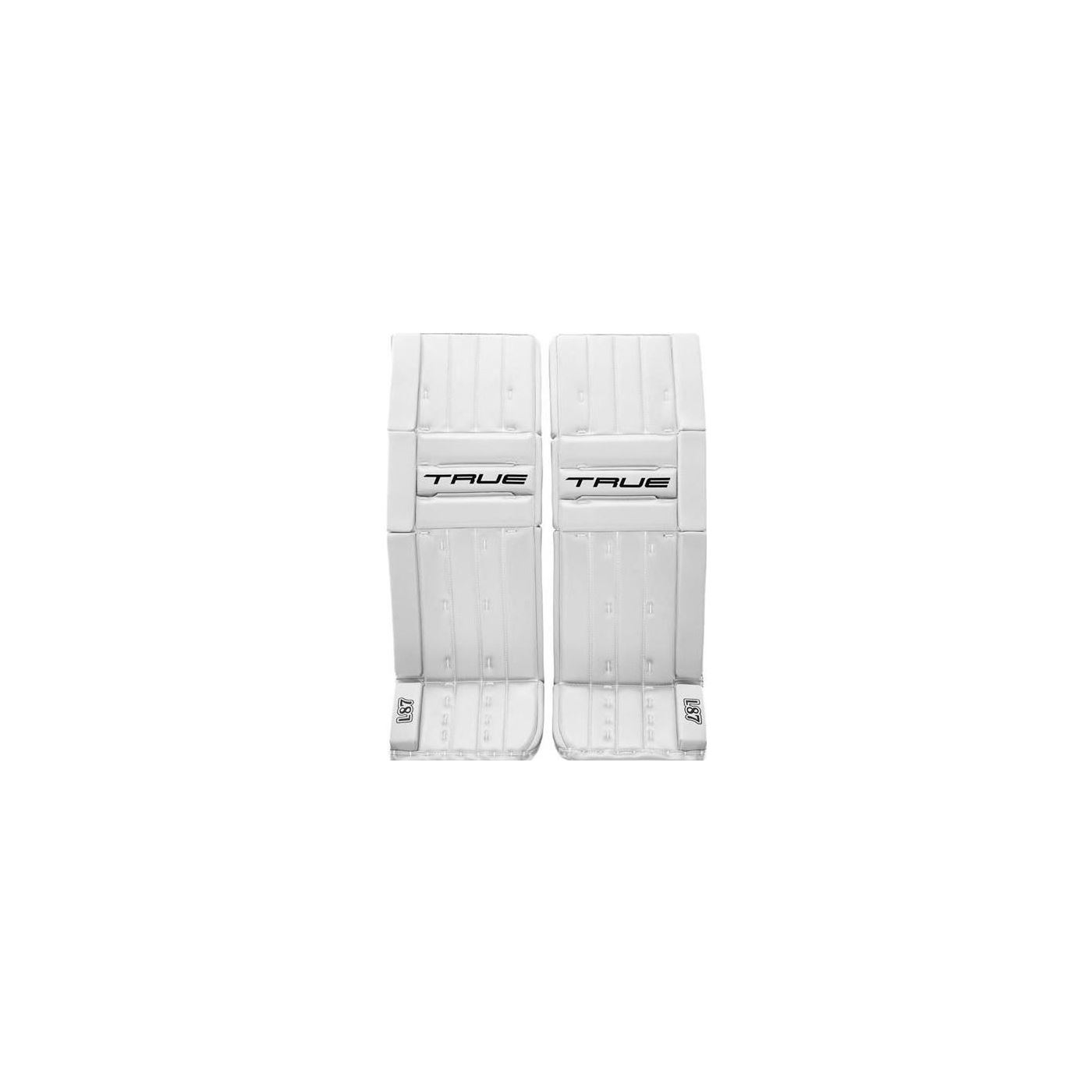 TRUE Målmandsbenskinner Catalyst L87 Sr White