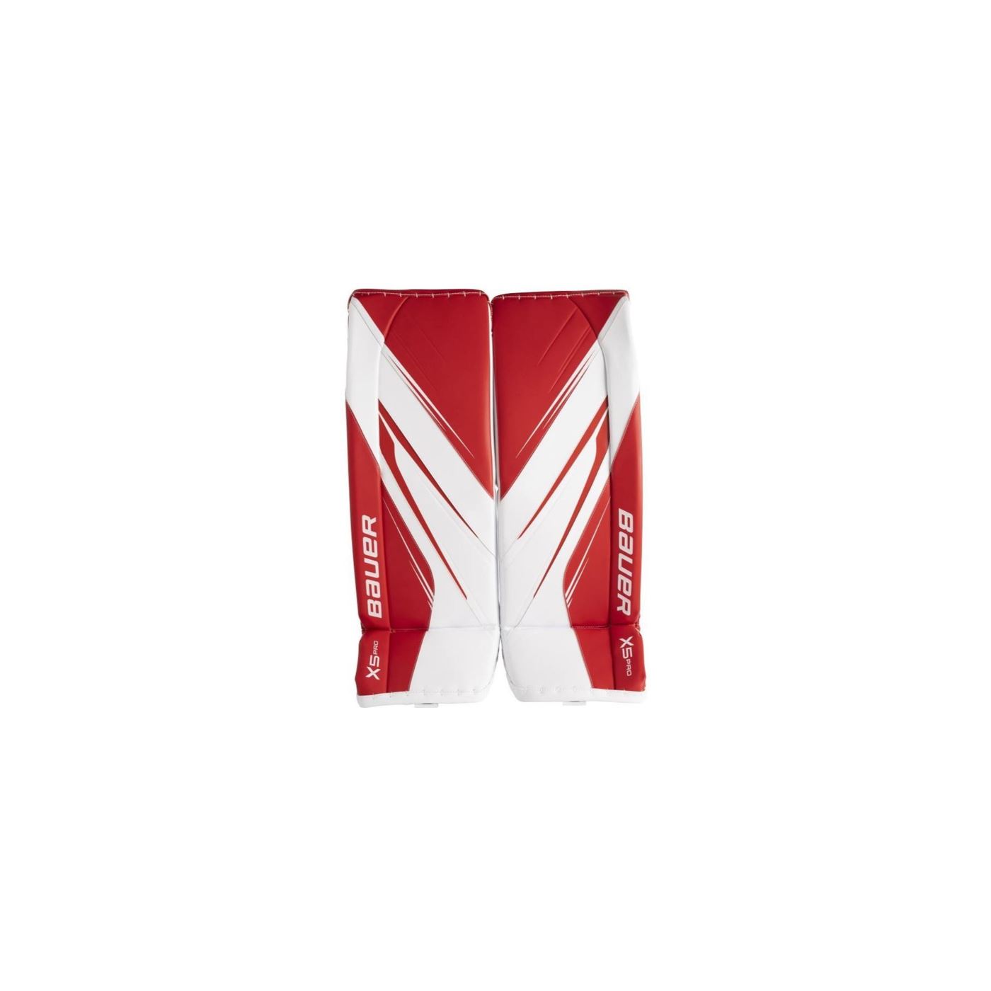 Bauer Målmandsbenskinner Vapor X5 Pro Sr White/Red