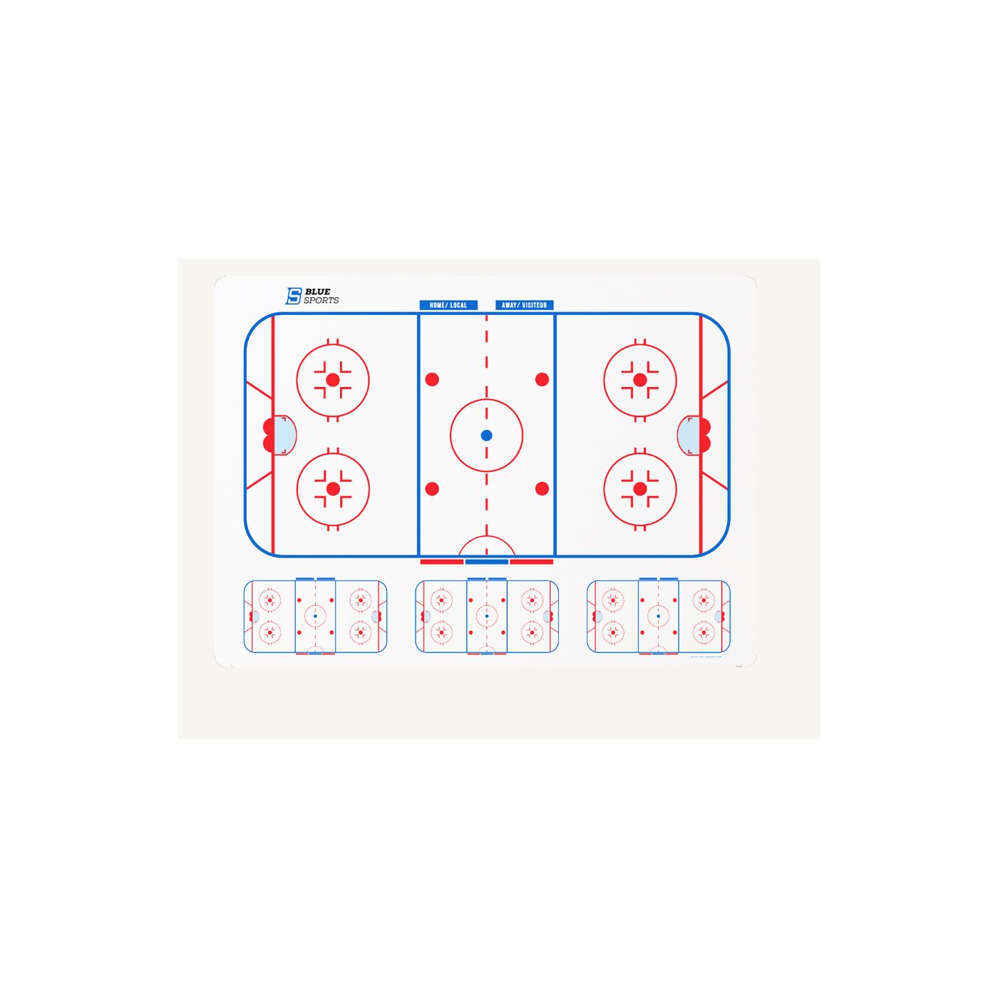 BlueSports Taktiktavle 63cmX43cm - selvklæbende