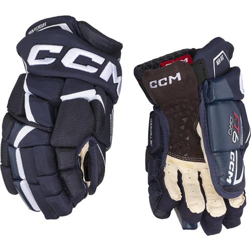 CCM Hockeyhandskar Jetspeed FT6 Pro Jr Navy/White