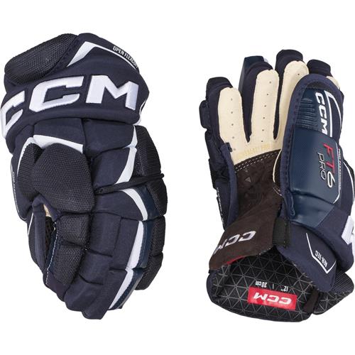CCM Hockeyhandskar Jetspeed FT6 Pro Jr Navy/White