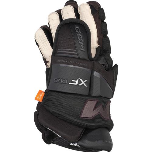 CCM Ishockeyhandsker Tacks XF Pro Jr Black/Graphite/Grey