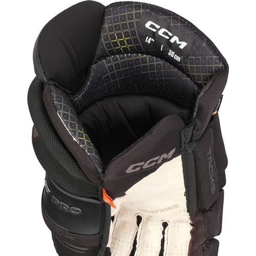 CCM Ishockeyhandsker Tacks XF Pro Jr Black/Graphite/Grey