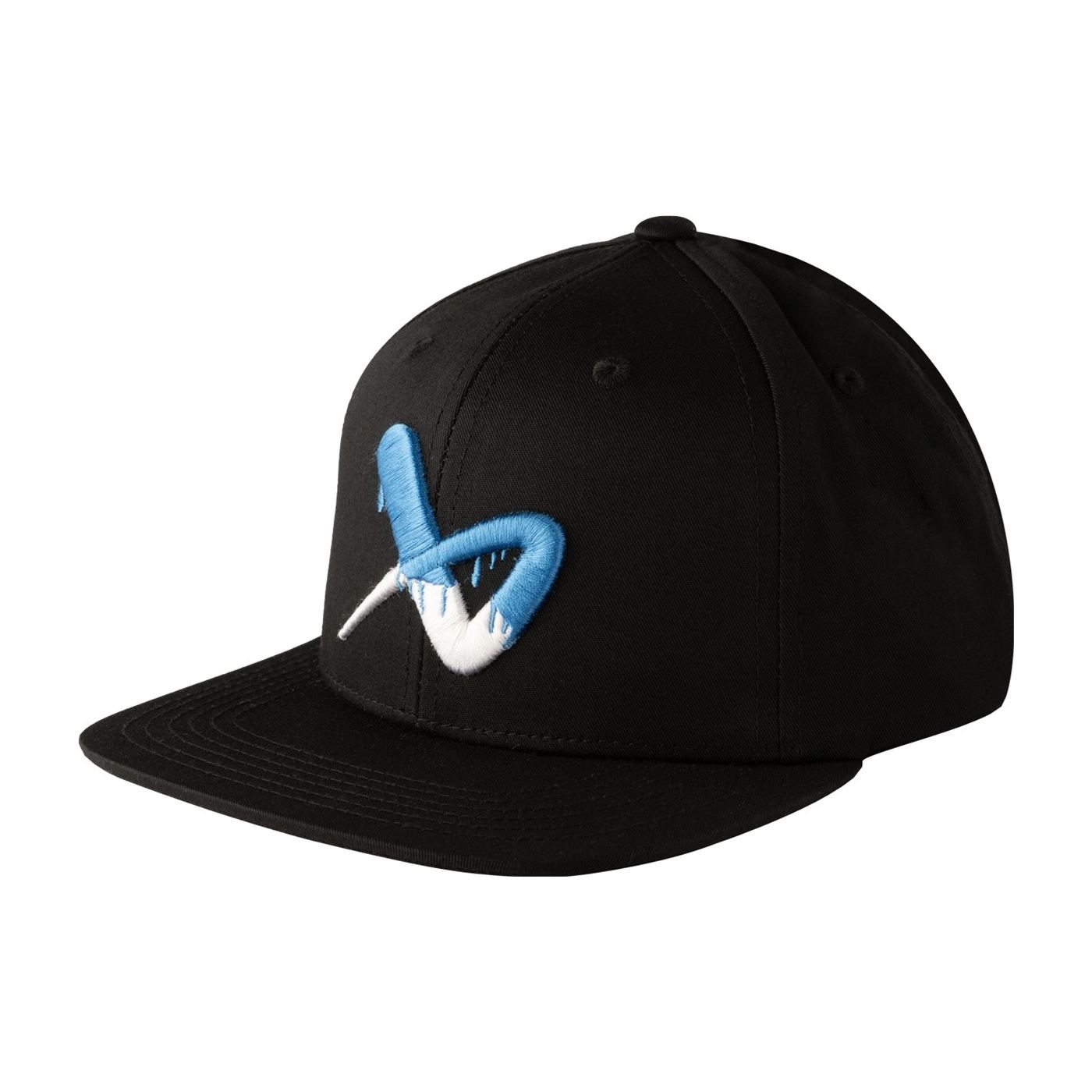 Bauer Cap Flat Brim Snapback Yth Black