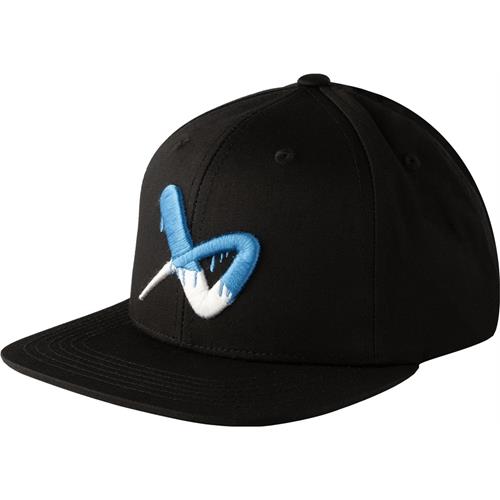 Bauer Cap Flat Brim Snapback Yth Black