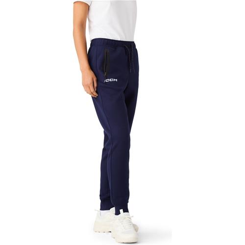 CCM Mjukisbyxa Locker Room Cuffed Womens Sr Navy