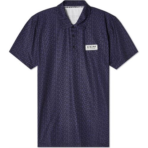 CCM Polo Golf Printed Sr Navy