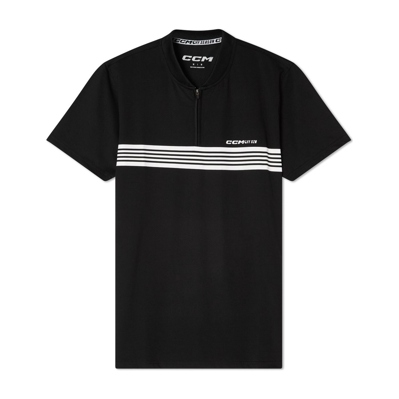 CCM Polo 1/4 Zip Golf Sr Black