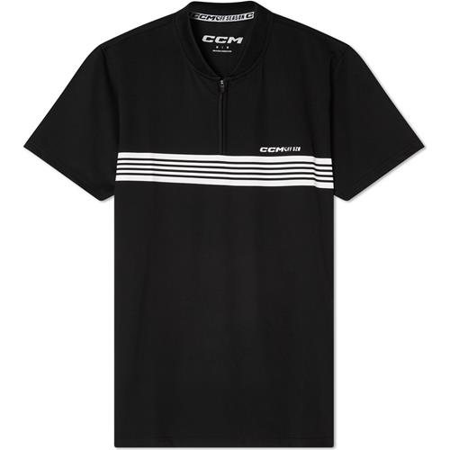 CCM Polo 1/4 Zip Golf Sr Black