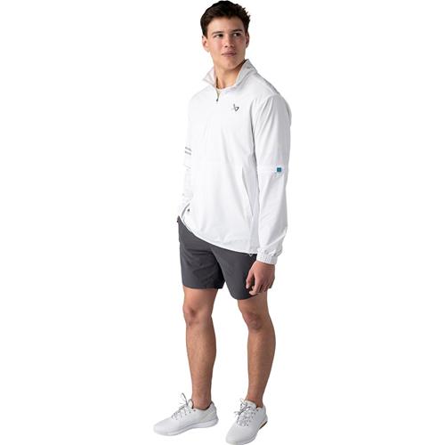 Bauer Tröja Golf Convertible 1/2 Zip Sr White