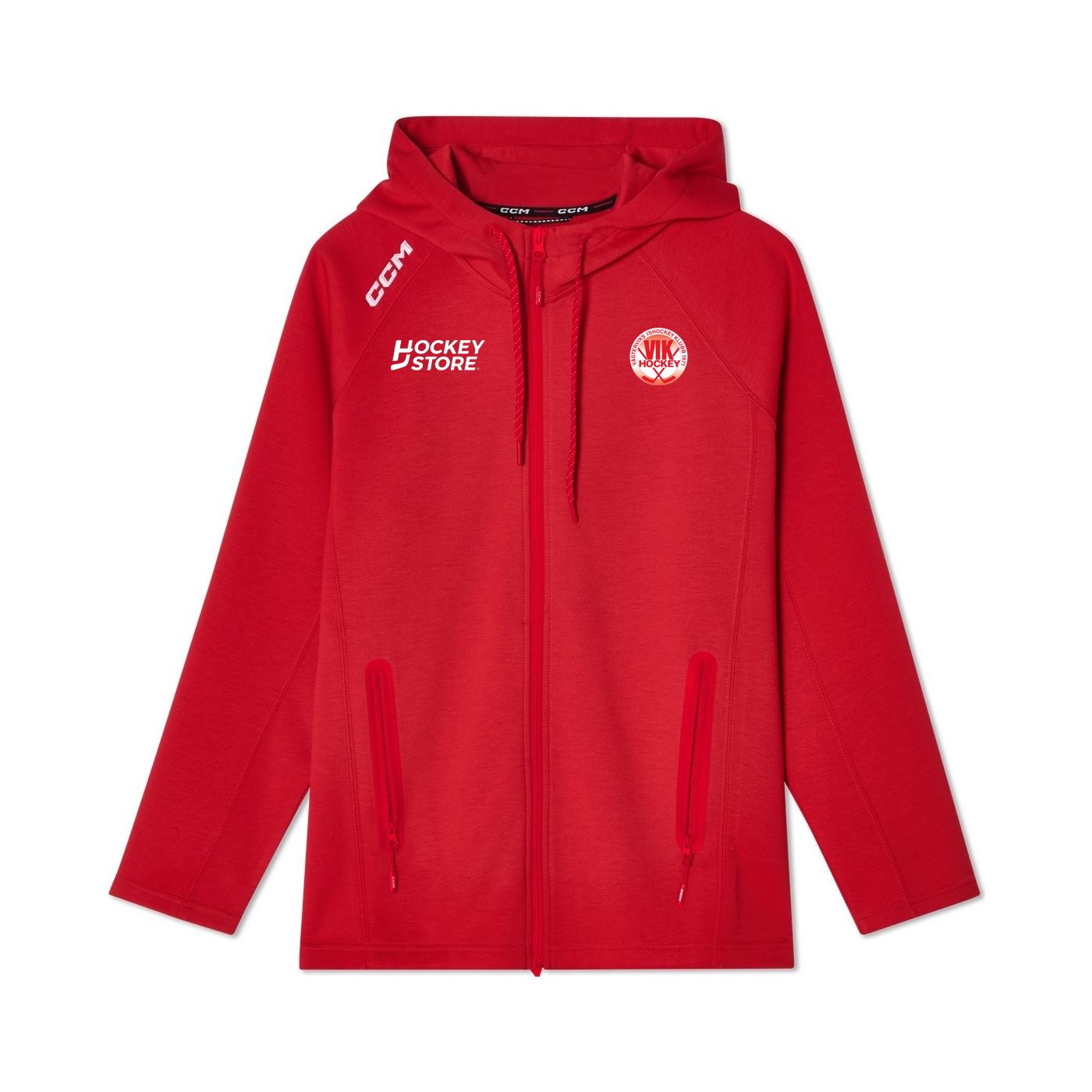 CCM Hoodie Full Zip Tech Fleece VIK Jr