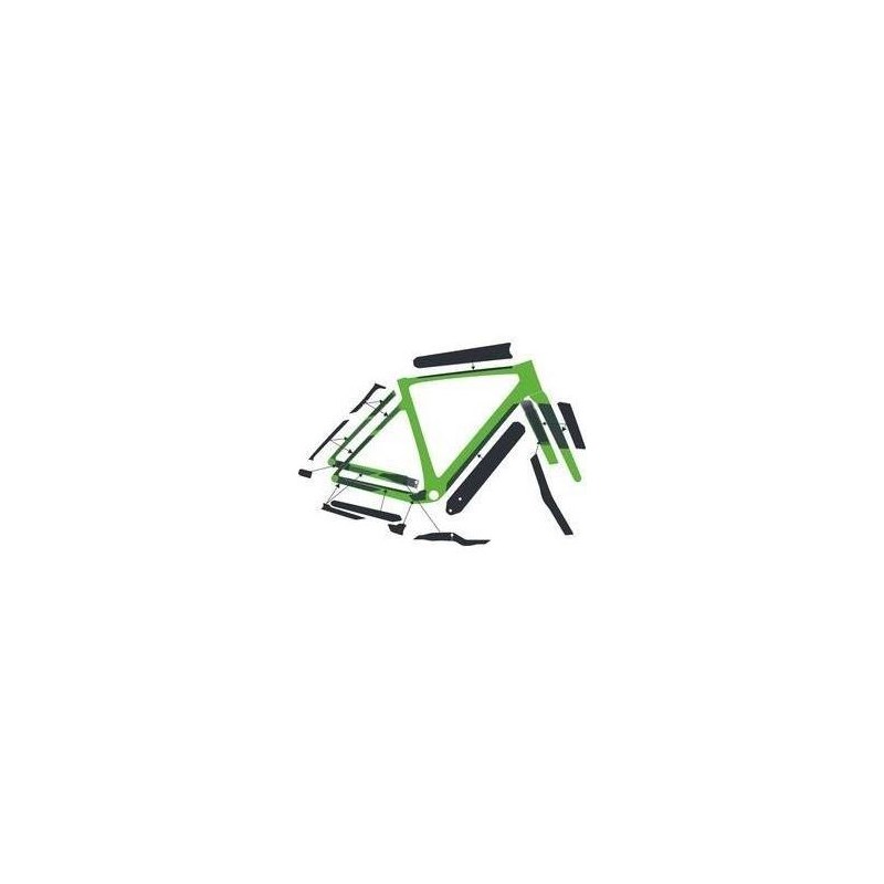 Syncros Frame Protection Kit Addict Grav Clear Gloss