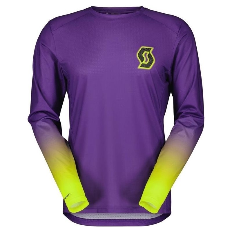 Scott Cykeltröja Herr RC Progressive LSFlashy Purple