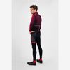 Rogelli Cykelbyxor Fuse Black/Red Svart/Röd