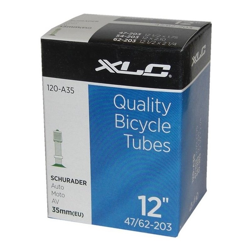 XLC Cykelslang Vt-A12 47/62-203 12" Bilventil Svart