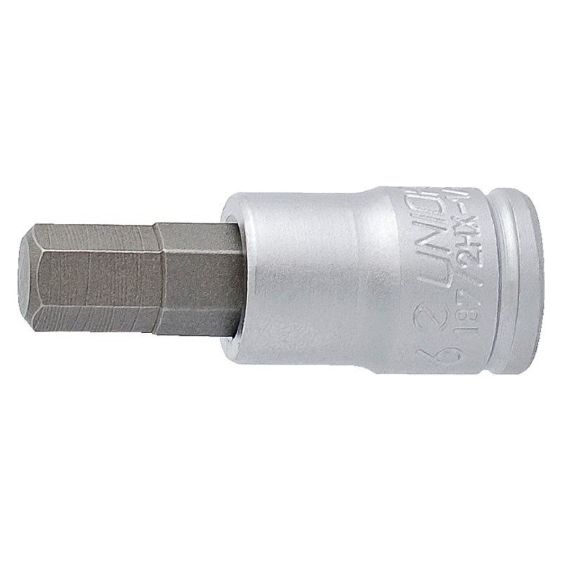 UNIOR Insexmejsel Hex Socket 1/4" 6