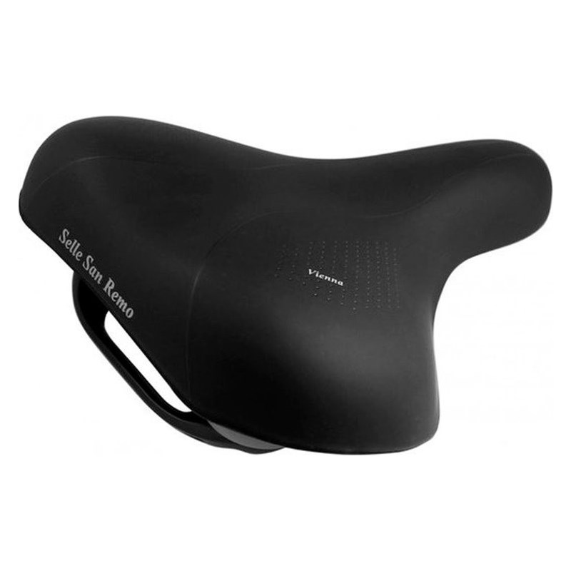 Selle San Remo Sadel Vienna Komfort 252x222mm Black Svart