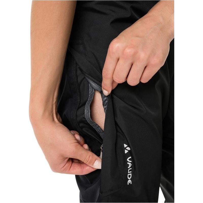 VAUDE Kuro Rain Pants Women Svart