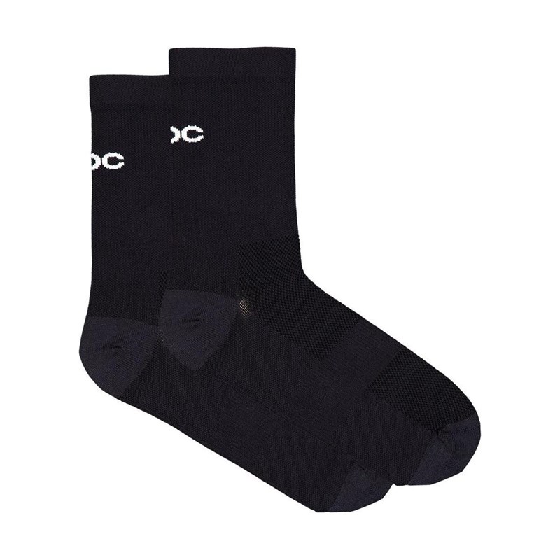 POC Cykelstrumpor Cadence Road Socks Uranium Black