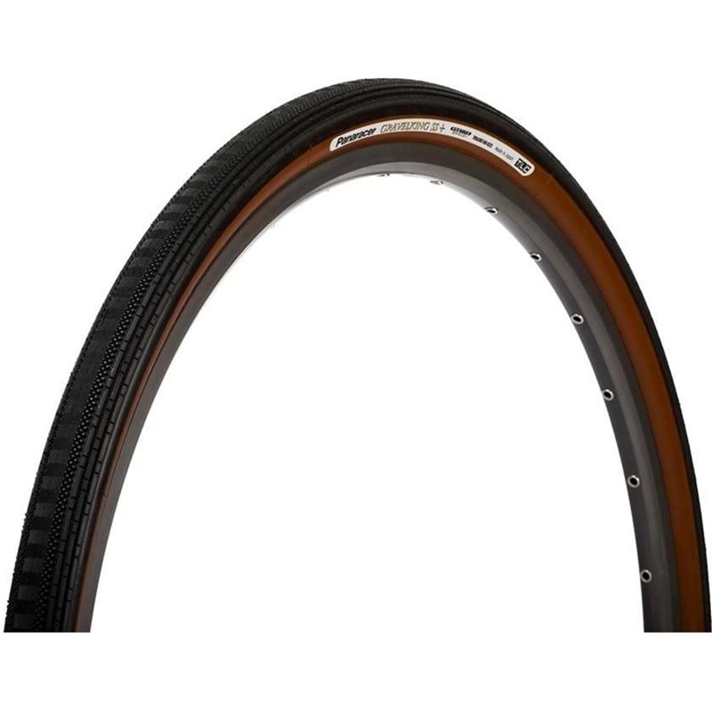Däck Panaracer 700 x 38 Gravel King SS+ Svart/Brun Vikbart