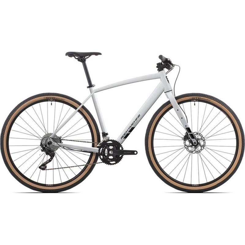 Gravel bike Rock Machine Lukk 20 Flat Bar Matte Limerock Grey