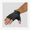 GripGrab RIDE Lite: Vadderade kortfingrade sommarhandskar Unisex Svart