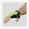 GripGrab RIDE Vadderade Kortfingrade Sommarhandskar Unisex Gul Hi-Vis