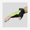 GripGrab W's RIDE Vadderade Kortfingrade Sommarhandskar Dam Gul Hi-Vis