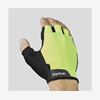GripGrab RIDE Vadderade Kortfingrade Sommarhandskar Unisex Gul Hi-Vis